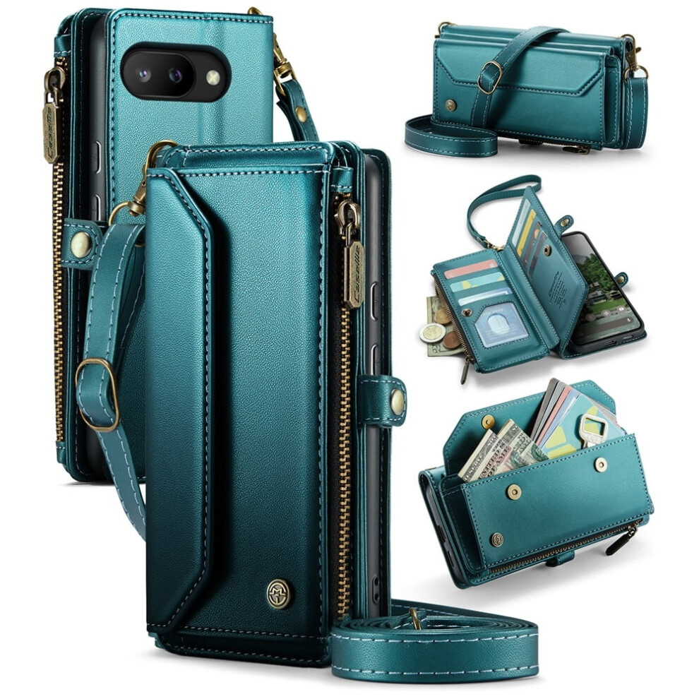 Caseme Leather Wallet Case For Google Pixel 9A 6.3 Inch 939152670598