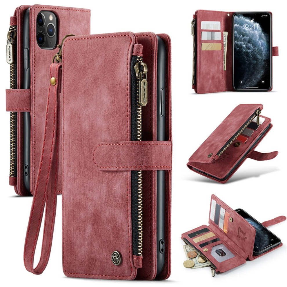 Caseme Iphone 11 Pro Max Wallet Case Pu Leather Magnetic 939152675852