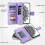 Zipper Wallet Case for Samsung Galaxy A35 5G Purple 4