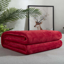 Reversible Flannel Throw Blanket Microfiber Fleece 27x40