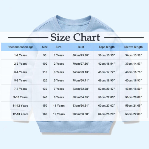 Kids' long sleeve solid tee round neck casual basic top 2
