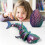 Poseable Shark Ornament with Egg – Realistic Plastic 1