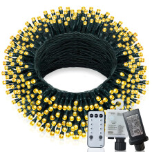 LED Christmas Lights Outdoor 580 LEDs Remote IP44 8 Modes