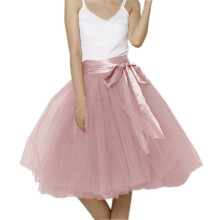 Women's Short Tutu Skirt with Sash Black M