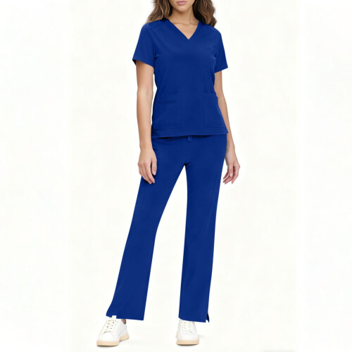 Women's Scrubs Set Blue M