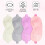 Plush sleeping eye mask with adjustable strap 4 pcs 3