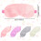 Plush sleeping eye mask with adjustable strap 4 pcs 5