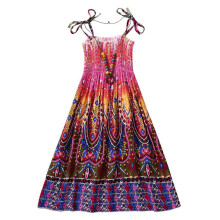 Girls rainbow tutu sundress sleeveless halter