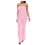 Women's sequin strapless romper with high waist belt 1