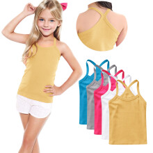 Girls Dance Tank Tops Racerback 5 Pack Blue 12-13 Years