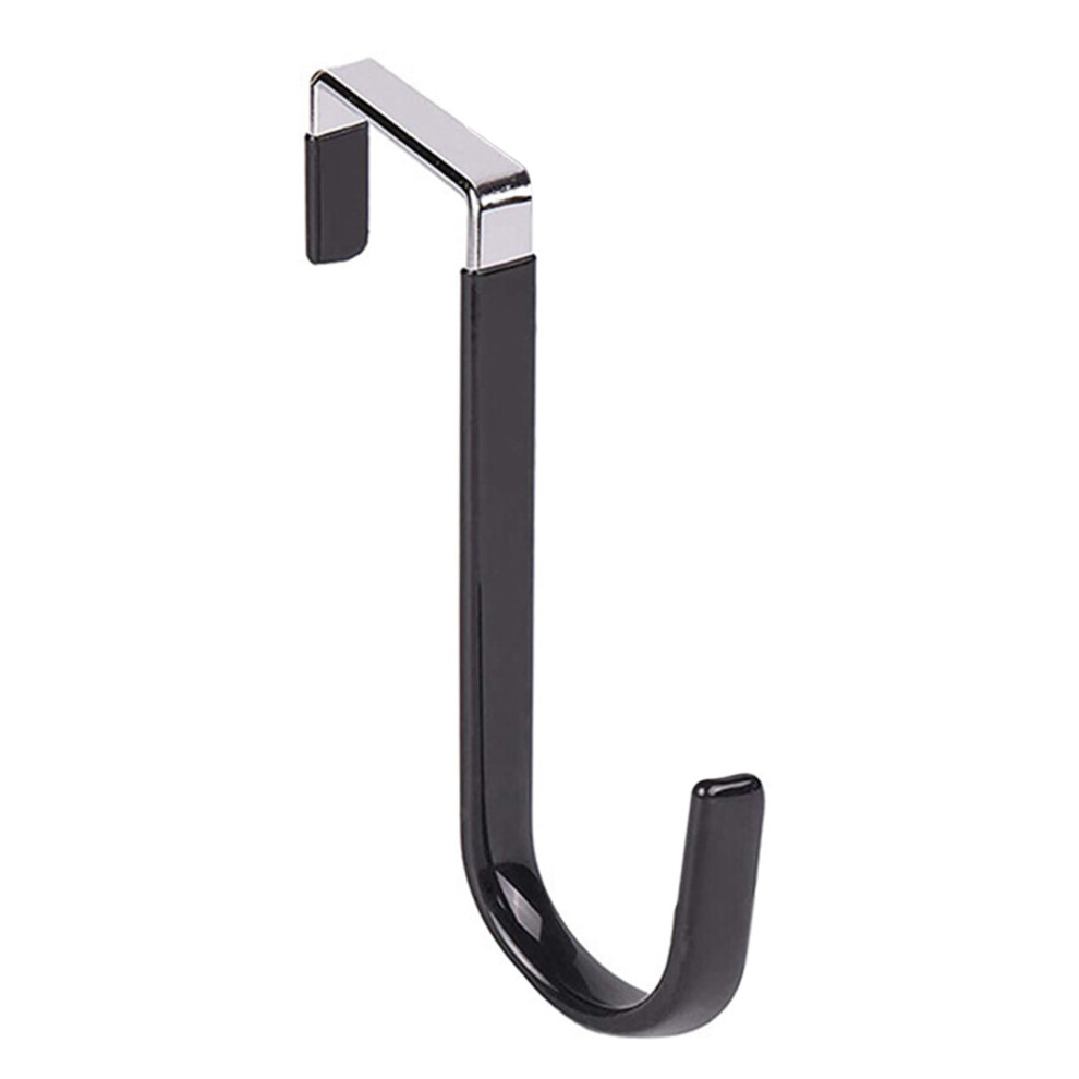 Over-The-Door Hook White Heavy Duty For Clothes Towels Hats 9399596295756