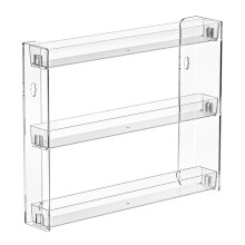 Wall-Mount Sunglass Organizer Clear Display Rack for
