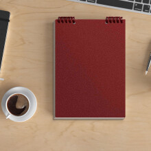 Journaling Notebook A5 Blank 60 Pages Red
