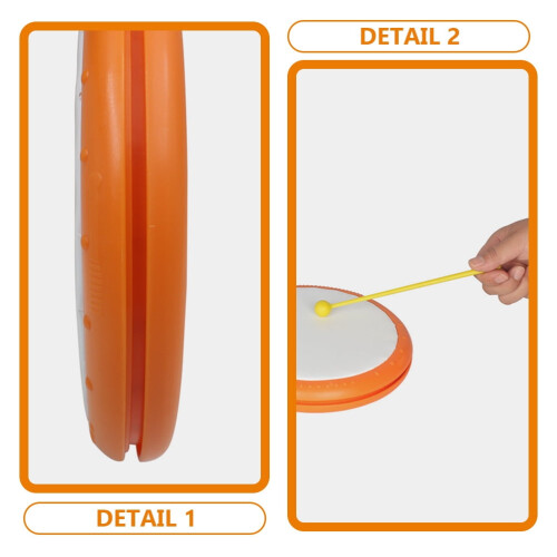 Pretyzoom Hand Drum Set for Kids Aged 3+ Ergonomic Shape 1 2