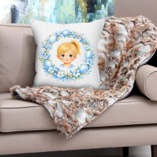 Easter Pillow Cover Farmhouse Square 15.7 inch