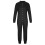 Schwarzer Herren-Einteiler-Pyjama-Overall, Größe XXL 3