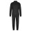 Schwarzer Herren-Einteiler-Pyjama-Overall, Größe XXL 4