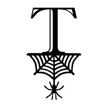 Halloween Spider Hang Tag Decoration 26 Letters
