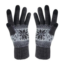 Warm Disposable Gloves for Adults Large Windproof Fleece