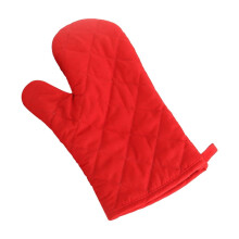 Oven Mitts Solid Color Heat Resistant 1 Pair Red