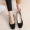 Willtoo Women's Flat Ballet Shoes Black US8 EU40 1