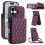 Dark Purple PU Leather RFID Wallet Case for iPhone 16 Plus 1