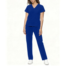 Women's Jogger Scrubs Set Blue 2X
