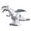 White Walking T-Rex Toy with Sounds Lights and Movement 1