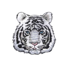 Tiger Head Embroidered Patch Iron-On or Sew-On 1 PCS