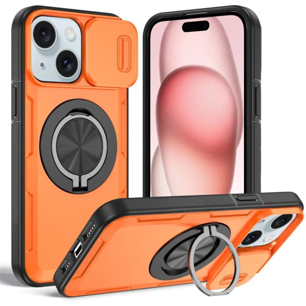 Iphone 15 Plus Case With Rotating Metal Stand And Magsafe 974856047864