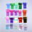 Multifunctional Shiny Magic Color Aurora Mirror Paper for 1