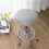 Round Bar Stool Cover Stretch Elastic 2 Pack 1