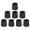 8 Pack Rubber Door Stop Bumper Tips Replacement Covers for Spring Hinge Wall Mounted Door Stoppers Black 2
