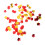 Shiny Plastic Maple Leaves Confetti 15g Gold Red 2pcs 1.8cm 1