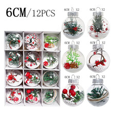 Christmas Ornaments PVC Shatterproof 12-Pack 6cm