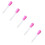 Pink Silicone Dropper 5ml 5 Pcs 2