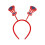 Women's Red White Blue Glitter Headband with Spinning Star 1