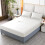 Fitted Sheet Queen Size Soft Deep Pocket White 3