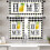 Lemon Window Valances Farmhouse Style 3-Piece Set 2