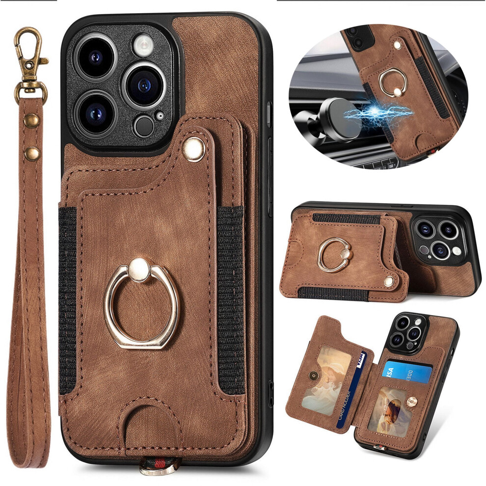 Iphone 14 Pro Max Wallet Case With Card Holder And Ring 913211541982
