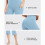Women's High Waist Stretch Capri Pants Solid Color Straight 8