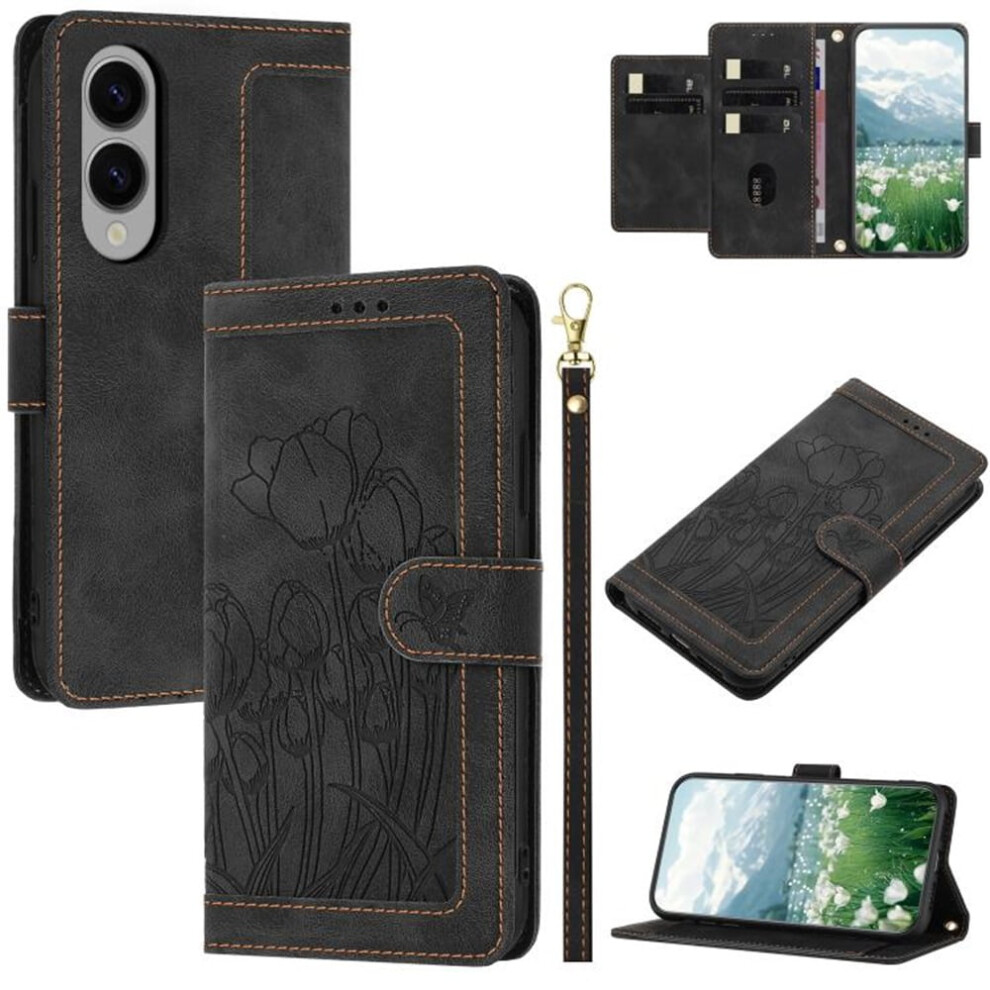 Leather Flip Wallet Case For Samsung Galaxy S25 Edge 5G 913211546222