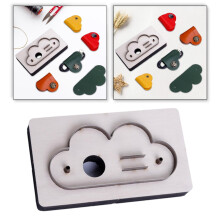 Heart-shaped leather cutting die for DIY craft