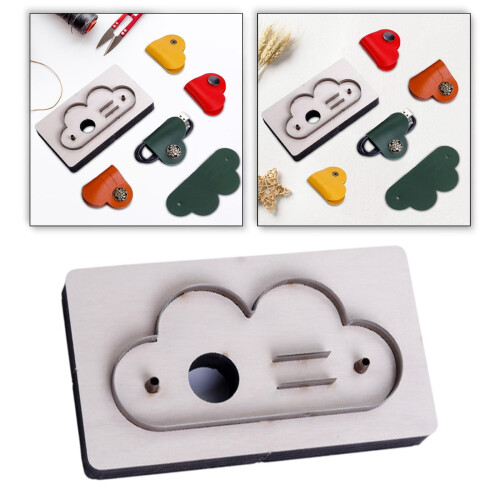 Heart-shaped leather cutting die for DIY craft