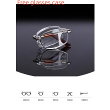 Reading Glasses for Women & Men Under $10 – Blue Light Blocking, Progressive Bifocal, Foldable Metal Frame, Anti-Glare Multifocus, 2.5x