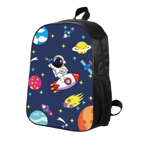 Rucsac spațial cu design de desene animate, capacitate mare de 17 inci 1