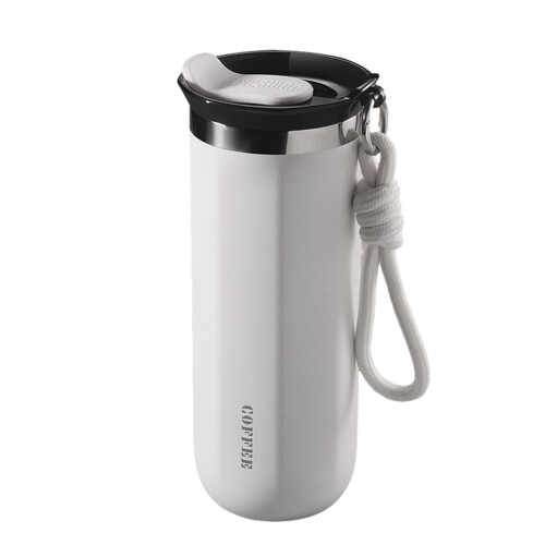 Mug isotherme en acier inoxydable 500 ml (17 oz) blanc 1