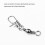 Fishing Rolling Barrel Swivel with Safety Snap 200Pcs 6