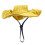 Dog Hat Sun Protection Adjustable Drawstring Yellow 5