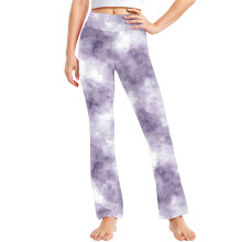 Purple dance leggings for toddler girls, 4T